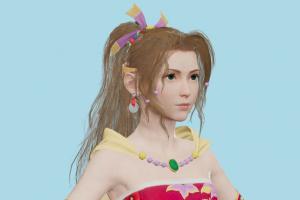 Aerith Final-Fantasy, ffvii, Aerith, final, fantasy, female, girl, woman, people, xna, characters, animated