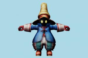 Vivi final-fantasy, final, fantasy, xna, characters, rigged