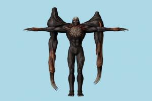RE William Birkin Resident-Evil, RE, resident, evil, monster, zombie, animal-character, xna, characters, rigged
