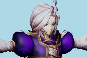 Kuja final-fantasy, final, fantasy, female, woman, people, human, xna, characters, rigged