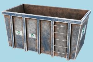 Container container, garbage, trashcan, box, object, waste