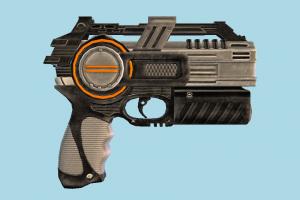 Conrad Gun auto-gun, handgun, weapon, gun, firearm, arm