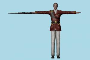 Alfred Ashford Resident-Evil, RE, zombie, resident, evil, man, male, people, human, xna, characters, rigged