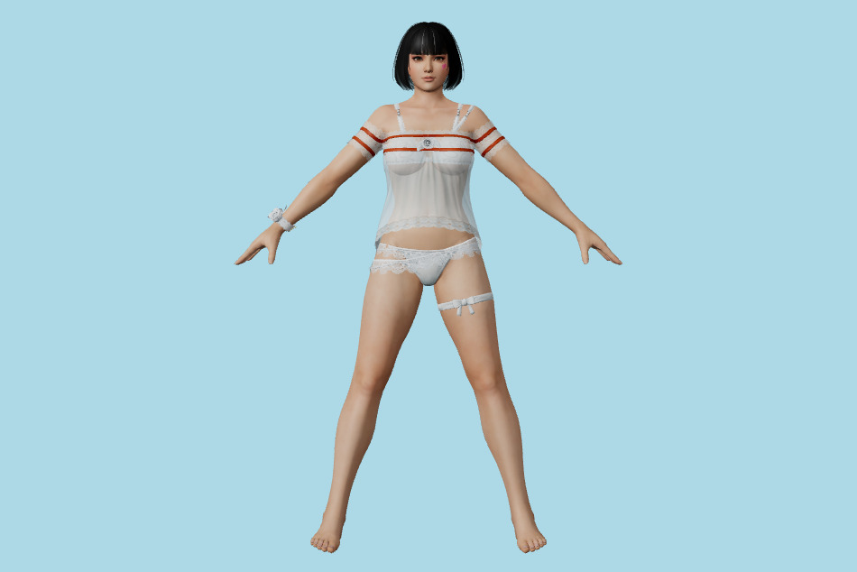 Cotton Candy - Momiji 3d model