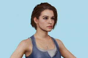 Jill Valentine Jill, Jill-Valentine, Resident-Evil, RE3, resident, evil, female, girl, woman, people, xna, characters, rigged