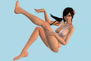 Kokoro Girl DOA, Dead-Or-Alive, hentai, , bikini, girl, female, woman, lady, people, human, character