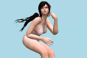 Kokoro Girl DOA, Dead-Or-Alive, bikini, hentai, , pose, girl, female, woman, lady, people, human, character