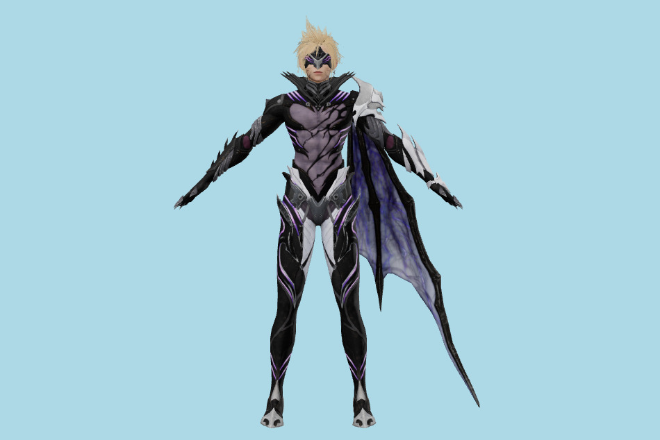 FFVII Ever Crisis - Final Fantasy Cloud (Bahamut Garb) 3d model