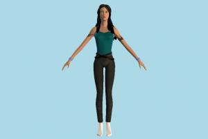 Girl woman, girl, female, lady, people, human, character, cartoon