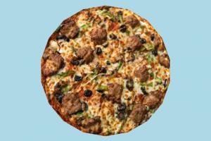 Pizza pizza, food, foods, cook, lowpoly