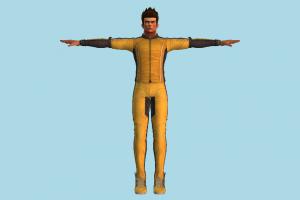 Jann Lee Jann-Lee, DOA, Dead-Or-Alive, man, hero, people, human, character