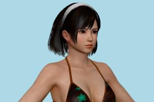 Kokoro DOA, bikini, hentai, girl, woman, female, people, human, xna, characters, rigged