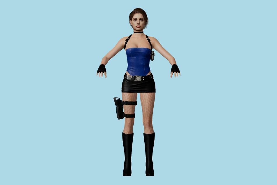 Resident Evil - Jill Valentine 3d model