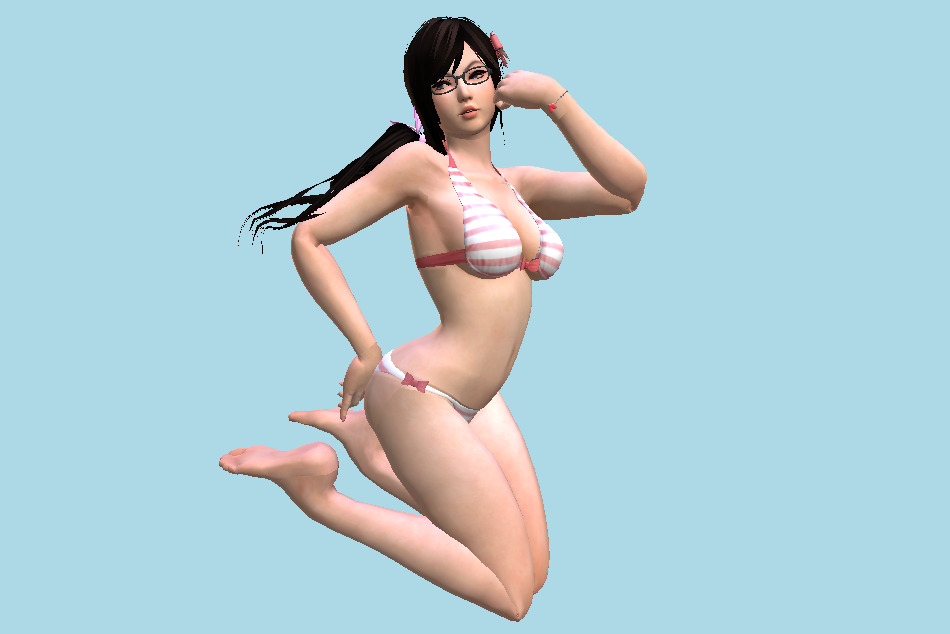 Dead or Alive 5 - DOA LR - Hot Summer - Kokoro Girl Pose 3d model