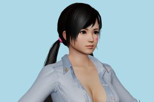 Kokoro Rise and Shine, hentai, girl, woman, female, people, human, xna, characters, rigged