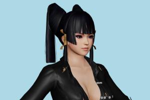 Nyotengu Rise and Shine, hentai, girl, woman, female, people, human, xna, characters, rigged