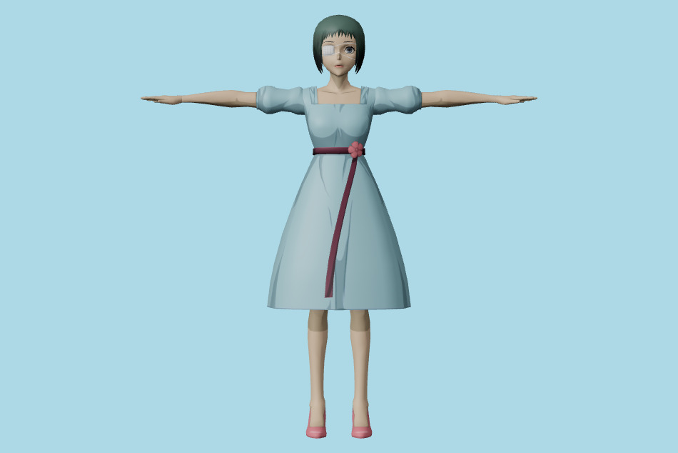 Tokyo Ghoul Re Birth - Tooru Mutsuki 3d model