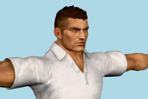 Bayman DOA, Dead or Alive, male, man, people, human, character