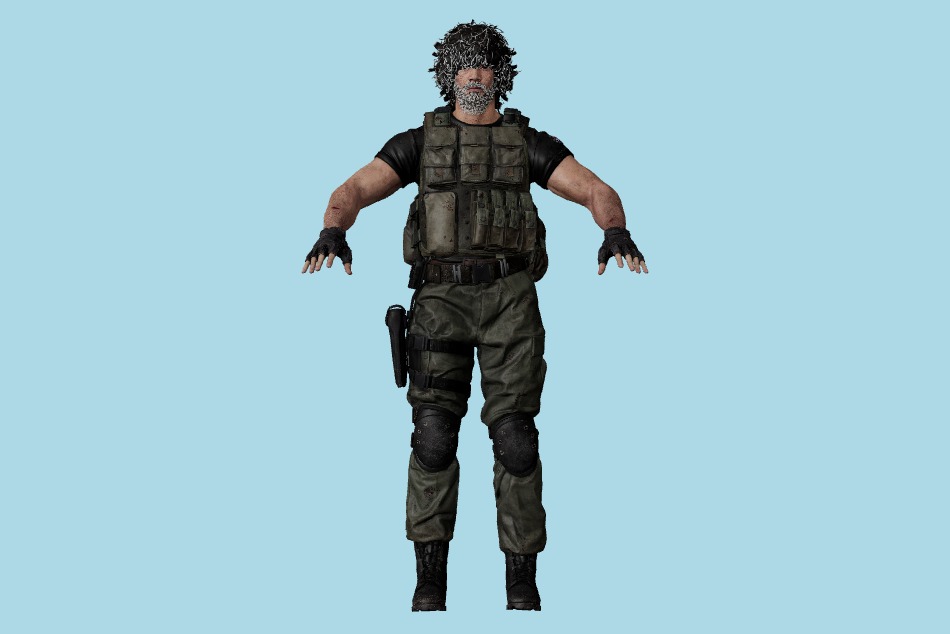 Resident Evil 3 (Remake) - RE3 Carlos Oliveira 3d model