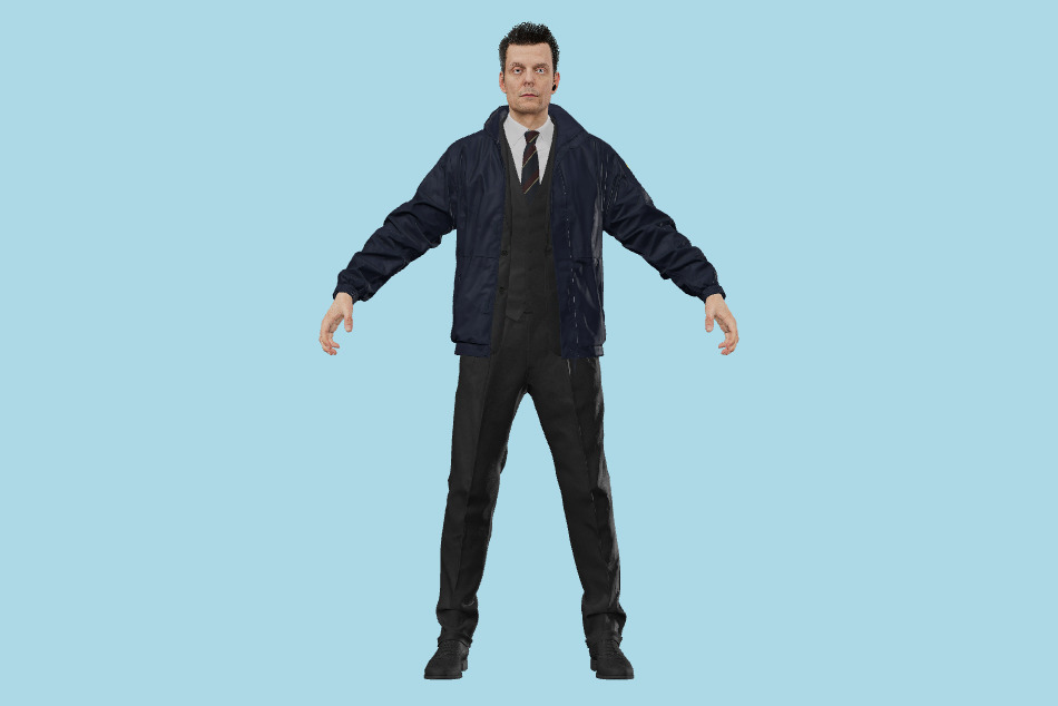Alan Wake 2 - Alex Casey FBI 3d model