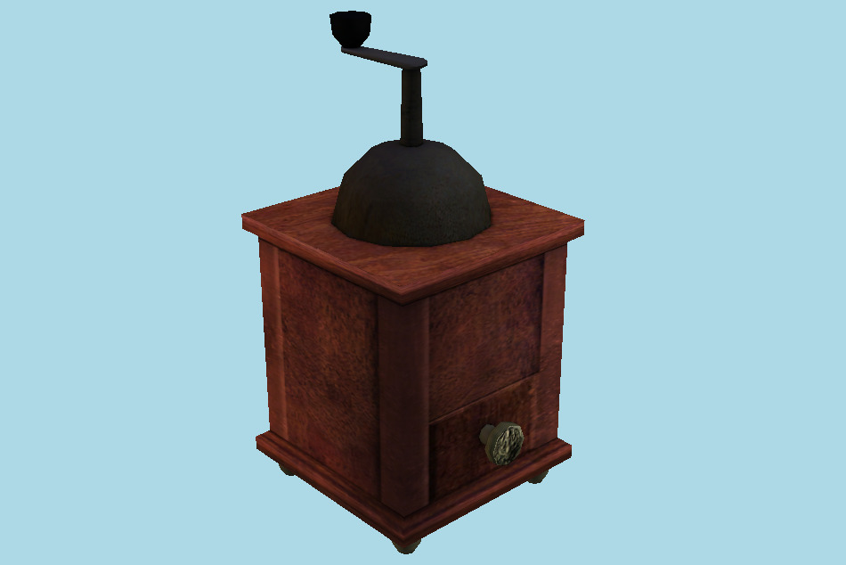 Bean Coffee Grinder 3d model