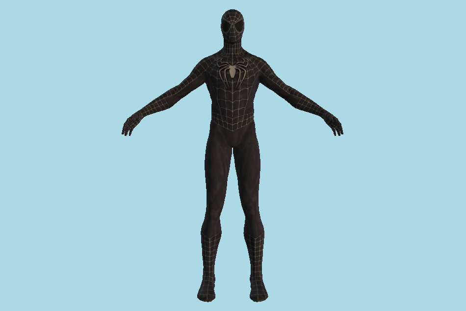 Spider-Man Black Suit 3d model