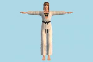 DOA Hitomi Hitomi, DOA, Dead-Or-Alive, girl, female, woman, lady, people, human, character