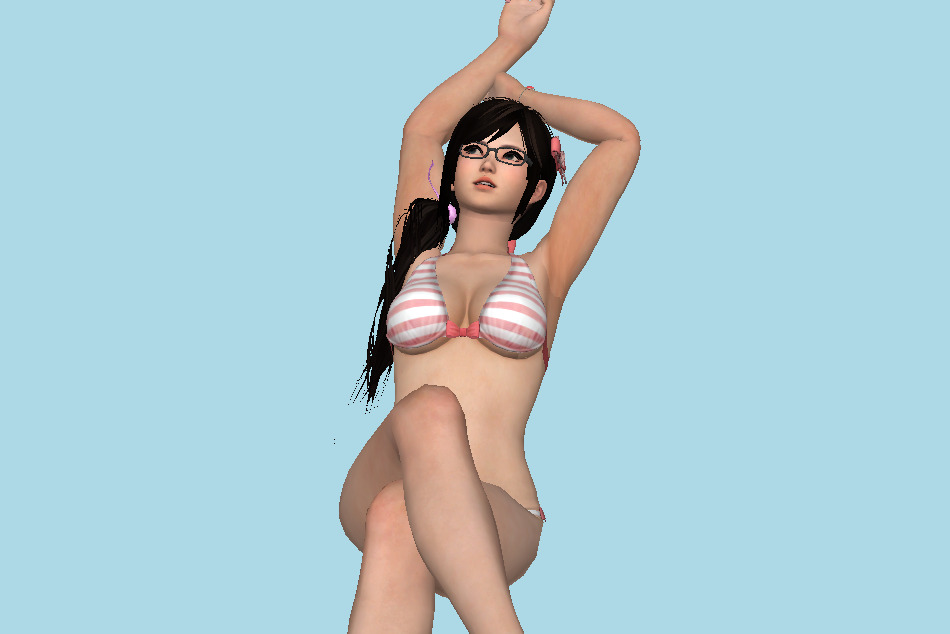 Dead or Alive 5 - DOA LR - Hot Summer - Kokoro Girl Pose 3d model