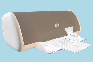 HP Printer printer, hp, office, electronic, object, machine