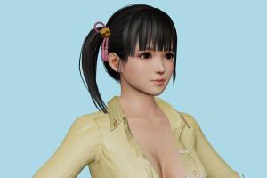 Koharu Rise and Shine, hentai, girl, woman, female, people, human, xna, characters, rigged