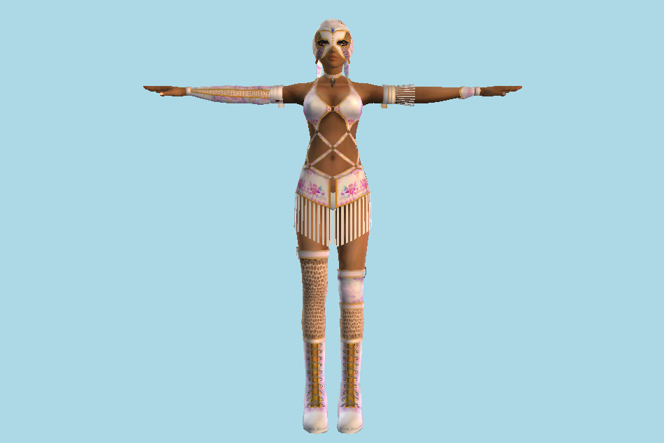 DOA: Dimensions - Lisa Hamilton 3d model