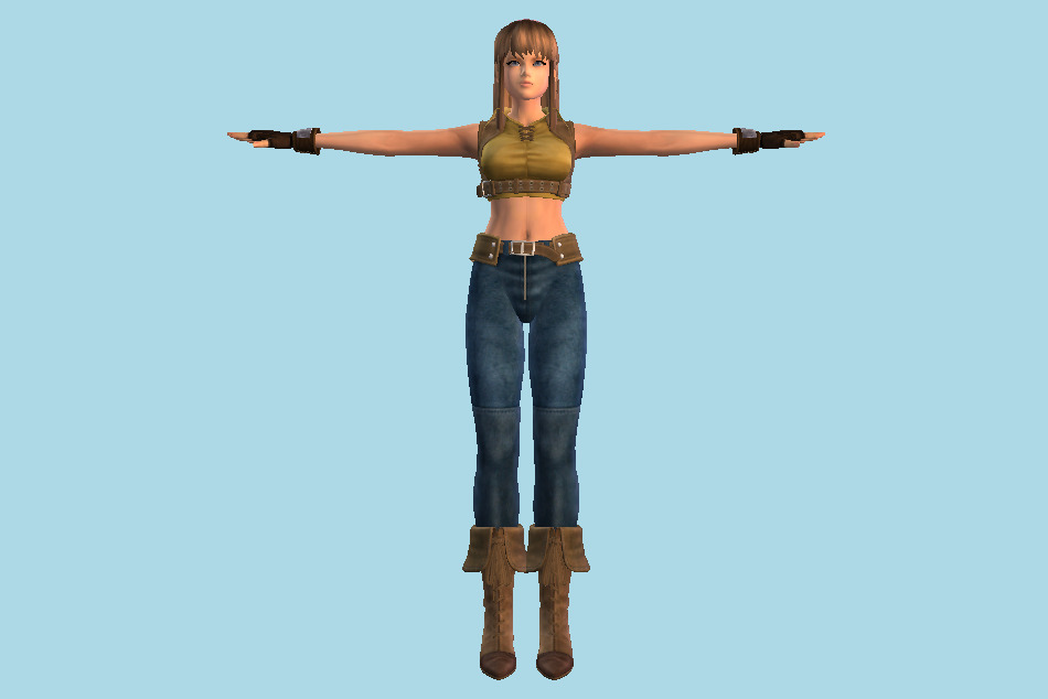 DOA4 - Hitomi C2 3d model
