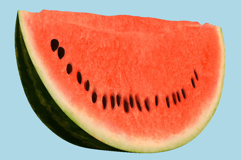 Watermelon Slice 3d model