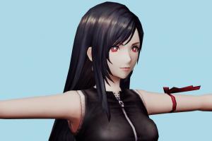 AC Tifa final-fantasy, Tifa, final, fantasy, female, woman, girl, people, human, xna, characters, rigged