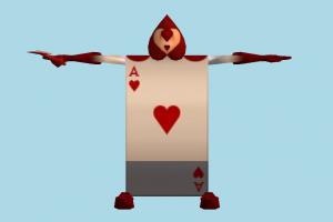 Card-Soldier Hearts card, soilder, cards, heart, character, cartoon