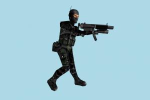 Massn mdl, hlmdl, halflife, characters, animated