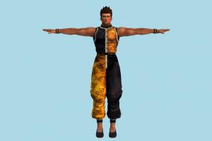 Jann Lee Jann-Lee, DOA, Dead-Or-Alive, man, hero, people, human, character