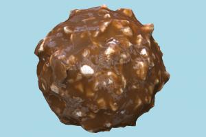 Hazelnut Chocolate milk-chocolate, chocolate, sweets, cookies, candy, cruller, cake, peanut, hazelnut, rocher, ferrero, inciprocal, scanned