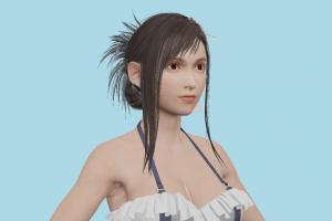 Tifa Final-Fantasy, ffvii, Tifa, final, fantasy, female, girl, woman, people, xna, characters, animated