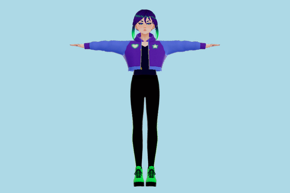 Ludah Boy VRM 3d model