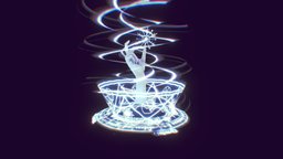 Snow for Witchtober wizard, videogame, snow, spell, witcher, handpainted, witch, animation, hand, magic, witchtober