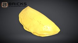 EggOmellet gamereadyasset, 3dgameasset, bricks3dstudio, vietnam3dartoutsource, eggomellet, eggomellet3dmodel, eggomellet3dasset, eggomelletgameready, gamereadyeggomellet