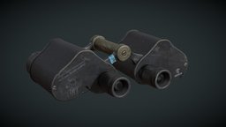Old Soviet Binoculars soviet, prop, post-apocalyptic, b, millitary, bin, stalker, unrealengine, unrealengine4, binoc, metroexodus, asset, art, pbr, lowpoly, free, war, noai
