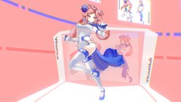 VRM model : 十桉 Shian vrchat, vtuber, vroid, vrm, vtuber-commission