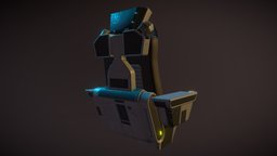 Sci-Fi Chair led, fiction, work, science, pizza, chair, sci-fi