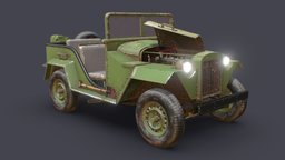 No Budget Soviet Jeep ww2, soviet, wwii, russian, geep, musicvideo, substancepainter, blender, noai