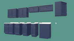 Modular Kitchen Cabinets Set kit, set, kitchen, cabinets, countertop, modular