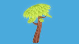 Cartoon tree tree, cartoony, nature, cartoontree, cartoon