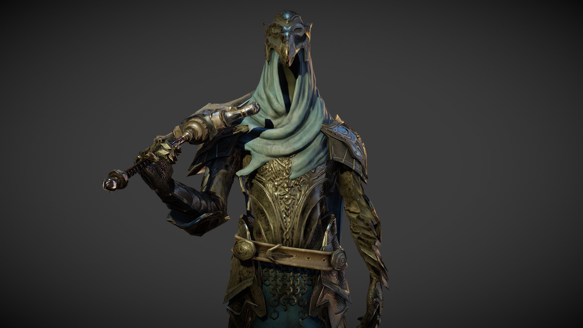 Dark Souls fan model 3d model