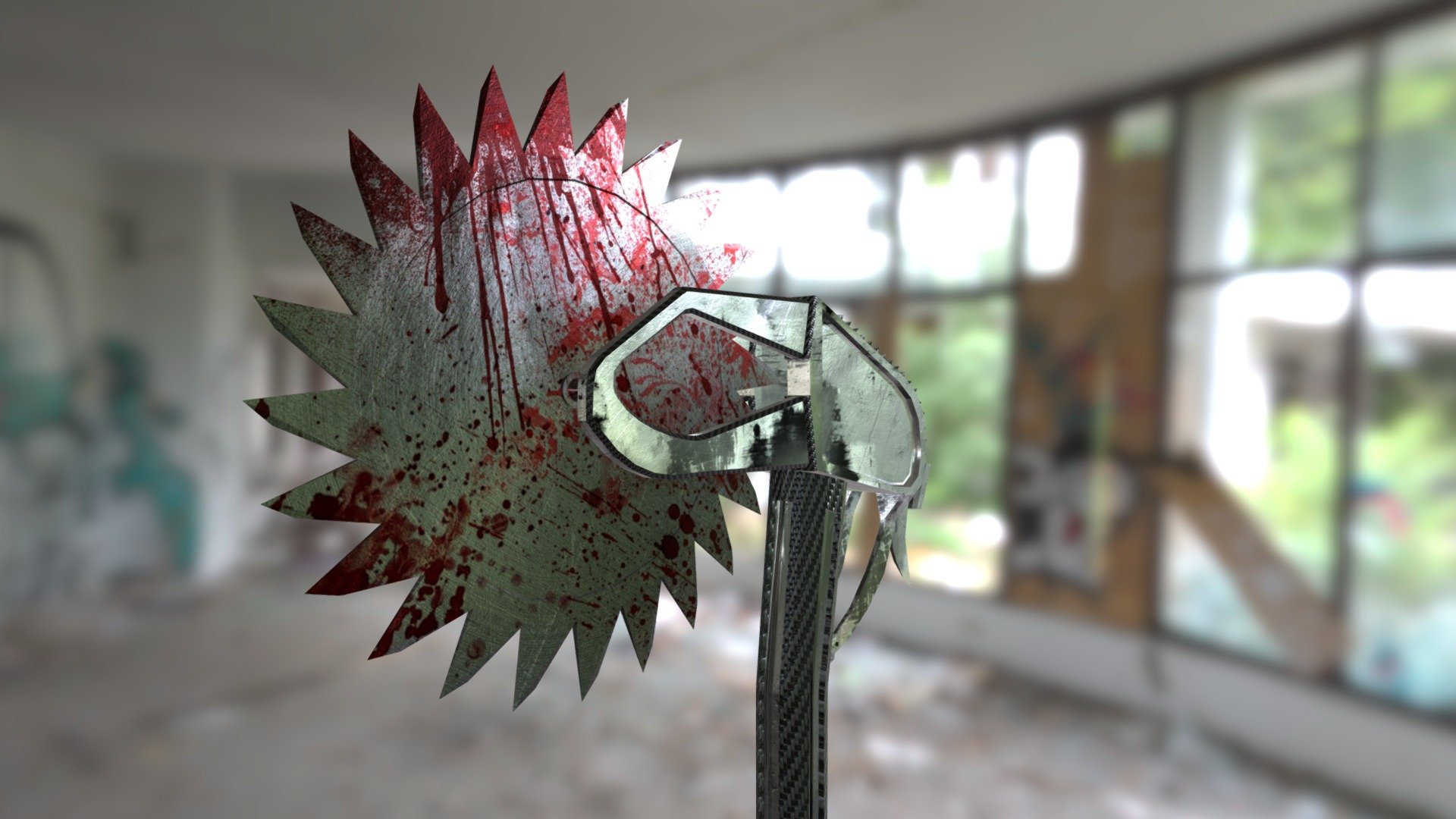 Slice Hammer - Weapon to the Serious Sam Fusion - Slice Hammer - 3D model by Neo_minigan (@neominigan) 3d model